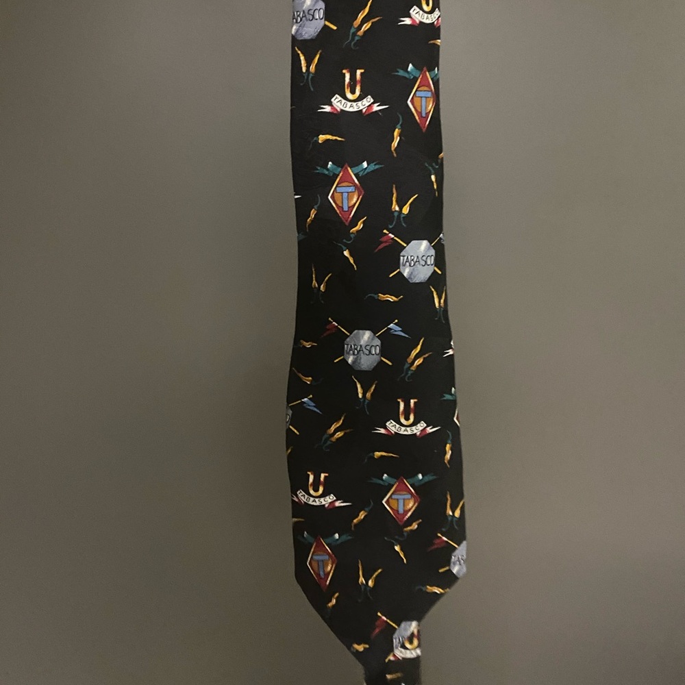 Black Tabasco Tie